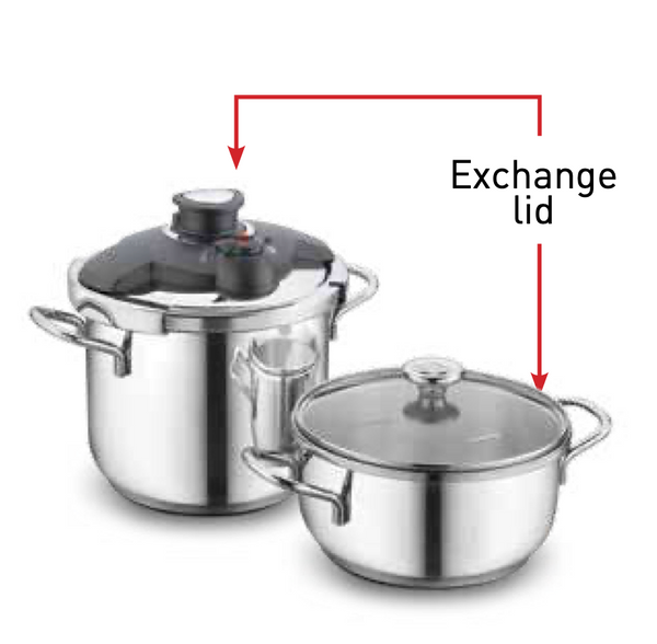 A168 Vita Plus Quattro Pressure Cooker 7.0L (1 x 4)