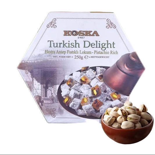 Sultan Turkish Delight w/ Pistachio (250g X 12)