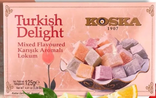 Turkish Delight Mixed Flavored (125gx24)