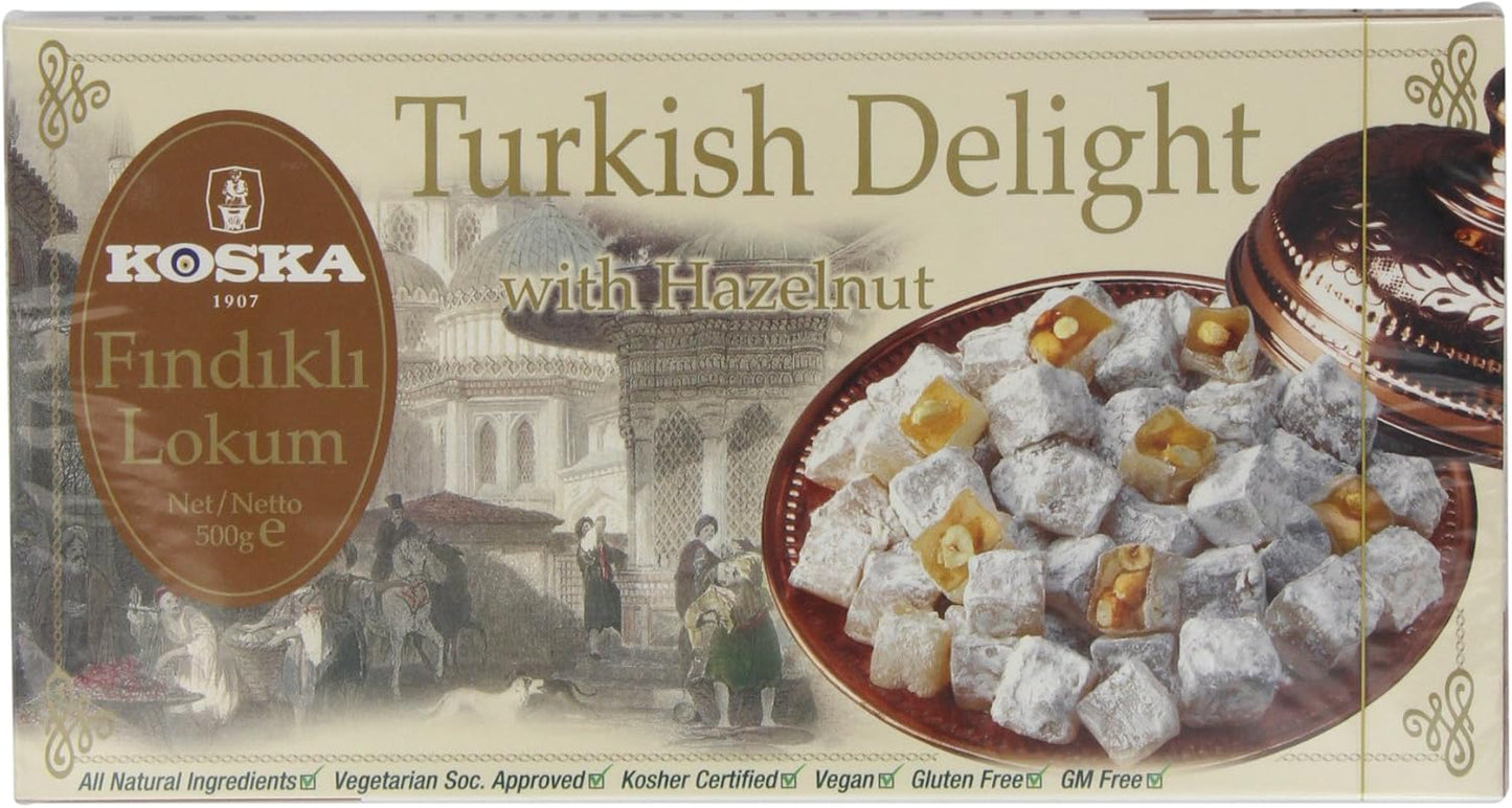 Turkish Delight w/ Hazelnut (500g x 12)