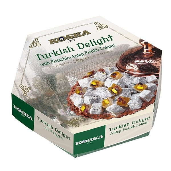 Turkish Delight w/ Pistachio (250g x 12)