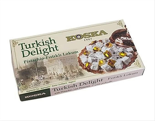 Turkish Delight w/ extra Pistachio (500g x 12)