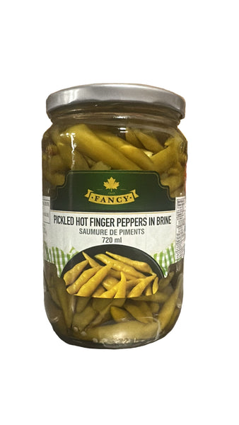Pickled Hot Finger Peppers (720ml x 12)