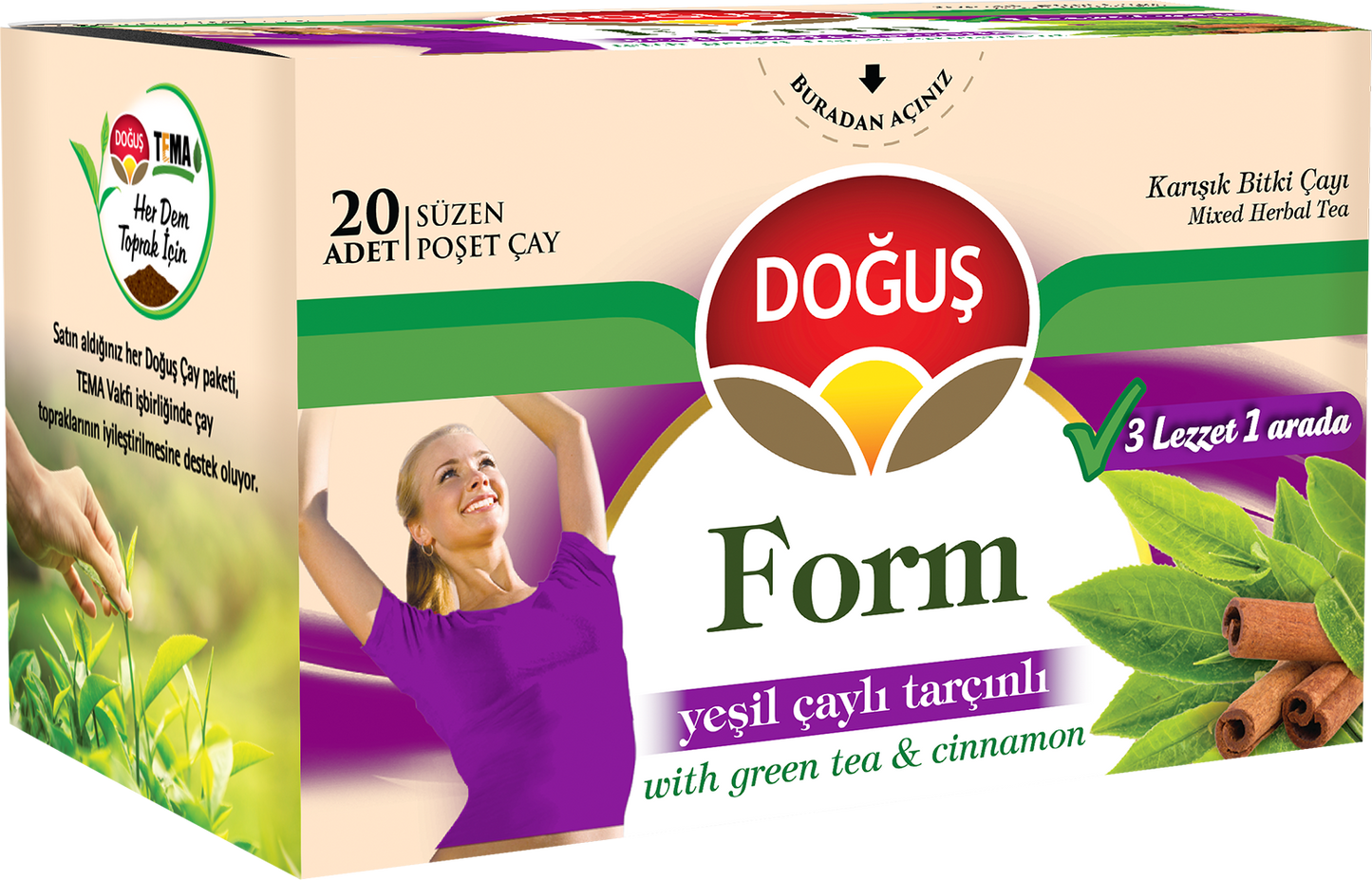 Form Tar. Suz Green Tea Bag (2g x 20 x 12)