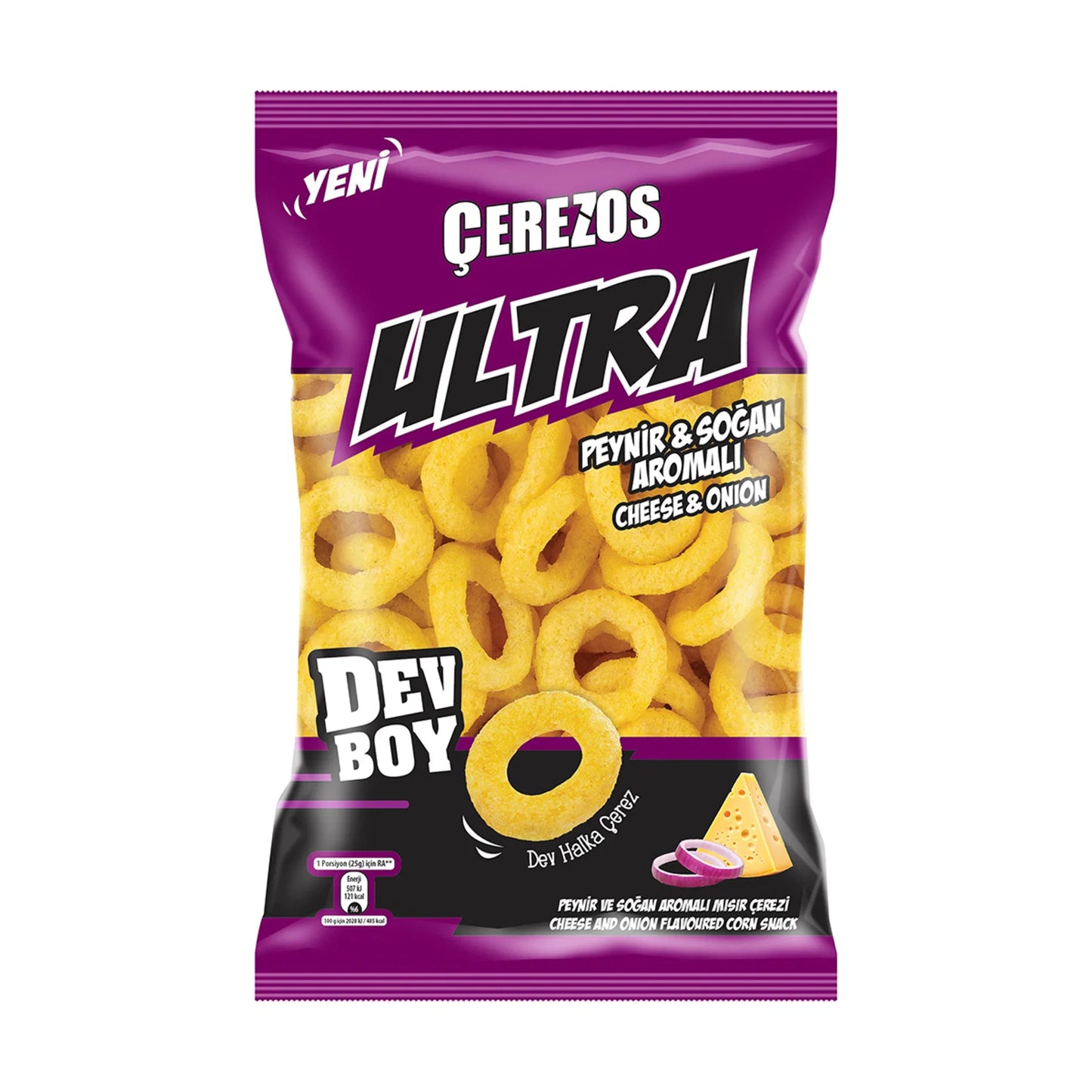 Cerezos Ultra Cheese and Onion (100g x 21)