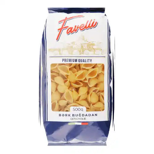 Favelli Pipe Rigatoni / Conchiglie 500g x 20