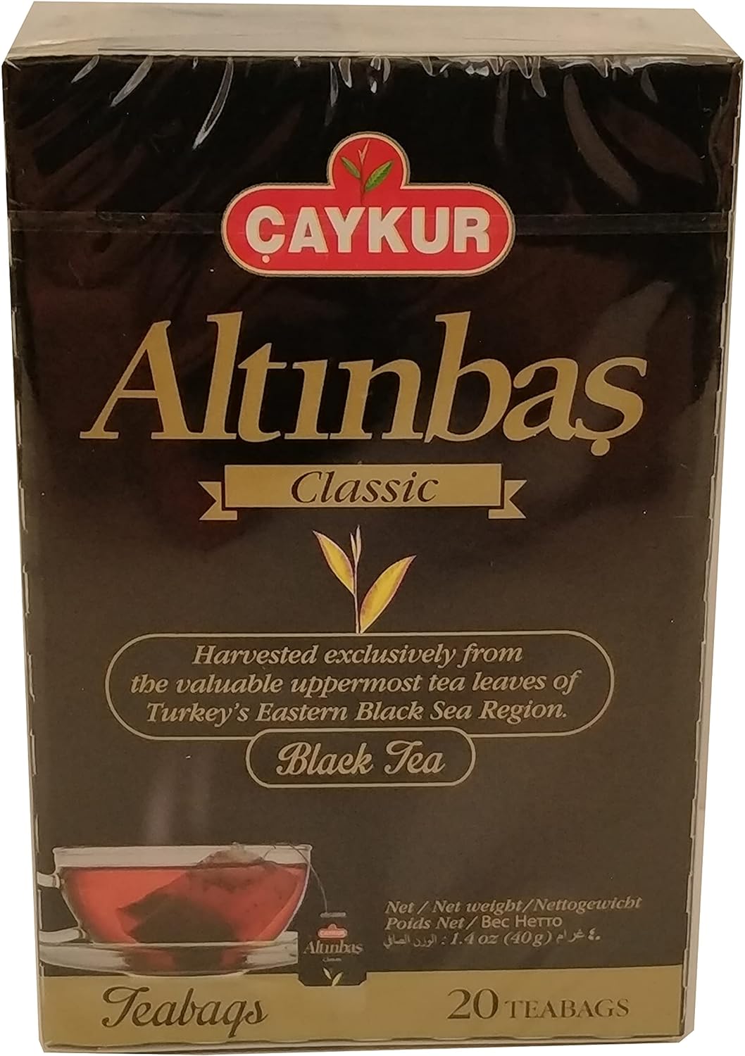 Caykur Altinbas Black Teapot bags (200g x 12)