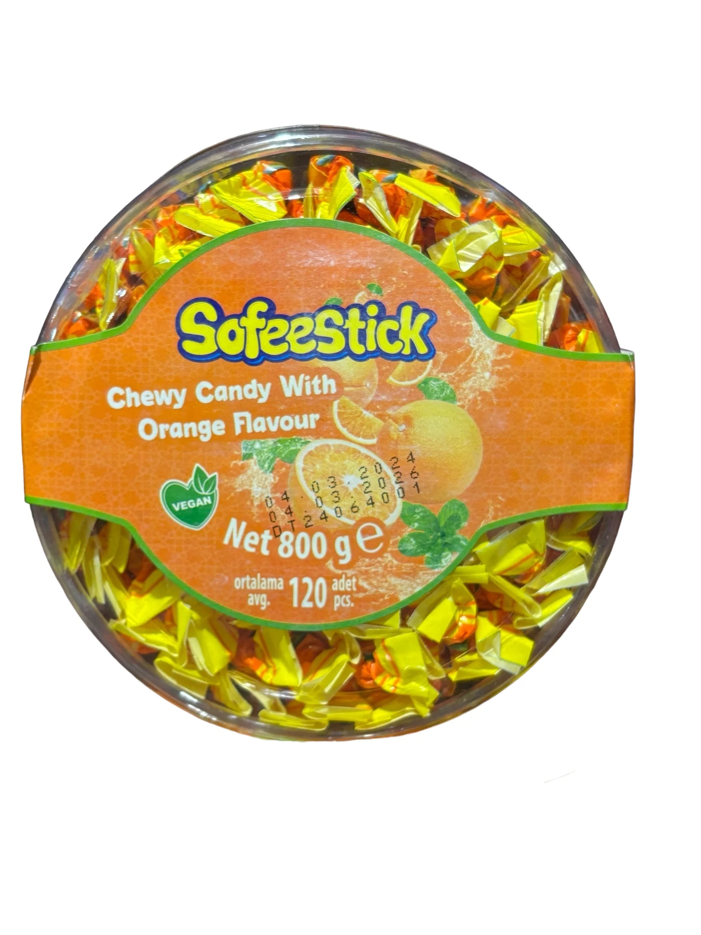Sofeestick Orange (800g x 8)