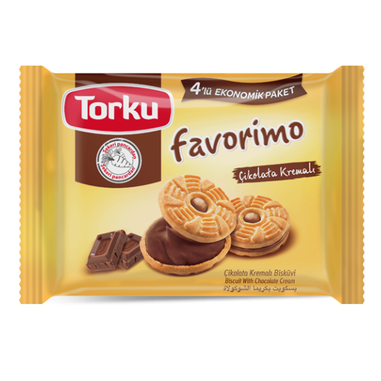 Favorimo Sandwich Biscuit w/ Chocolate Cream (61g x 4 x 8)