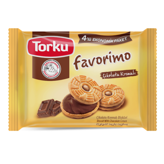Favorimo Sandwich Biscuit w/ Chocolate Cream (61g x 4 x 8)