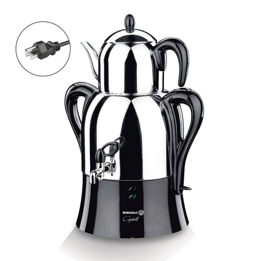 A341-14 Çaykolik Electrical Samovar Black (1 x 2)