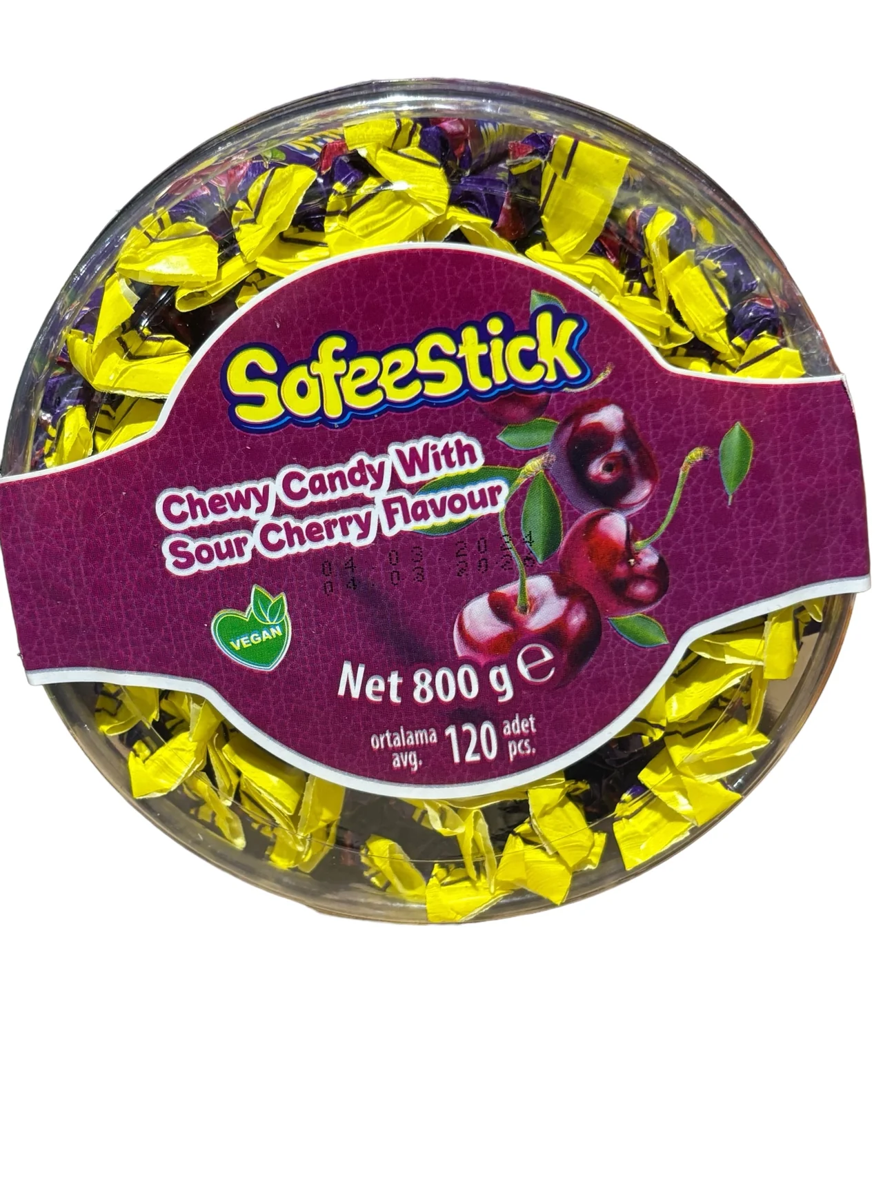 Sofeestick Sour Cherry (800g x 8)