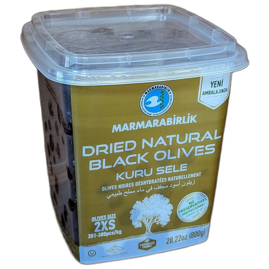 MB Kuru Sele (2XS) Black Olives (800g x 6)
