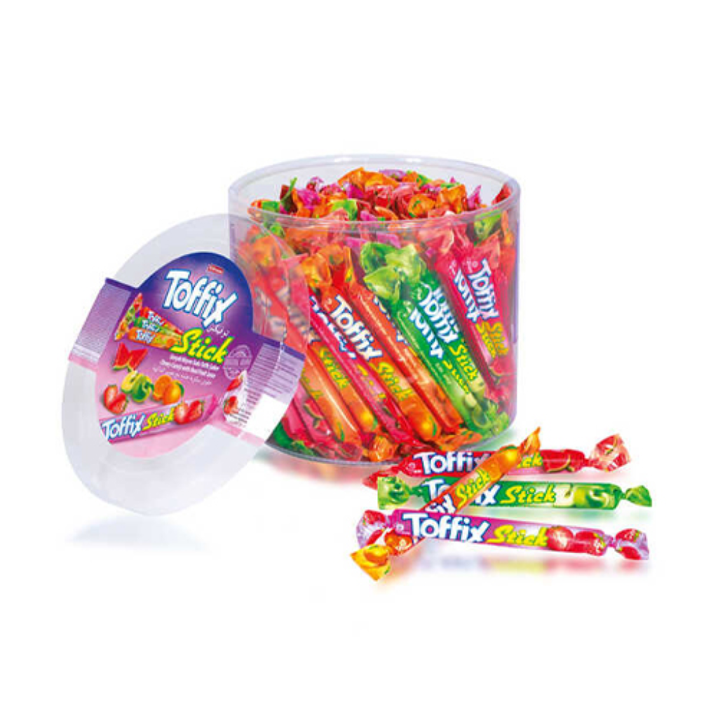 Toffix Center Filled Fruit Chew PVC (1kg x 8)
