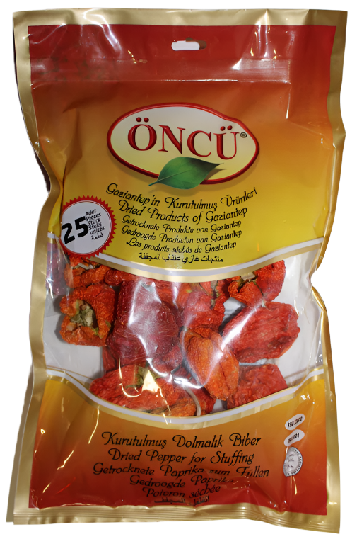 Dried Pepper for Stuffing (25 pieces x 20 bags)