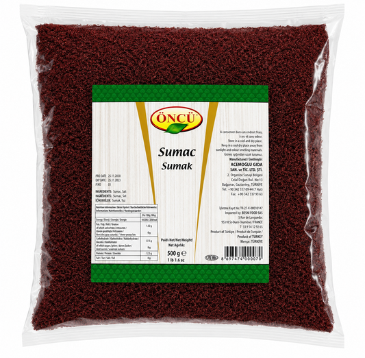 Ground Sumac (500g x 20)