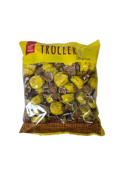 Trocler Chocolate candies w/ Sesame seeds and Wafer Crumbs (500g x 8)