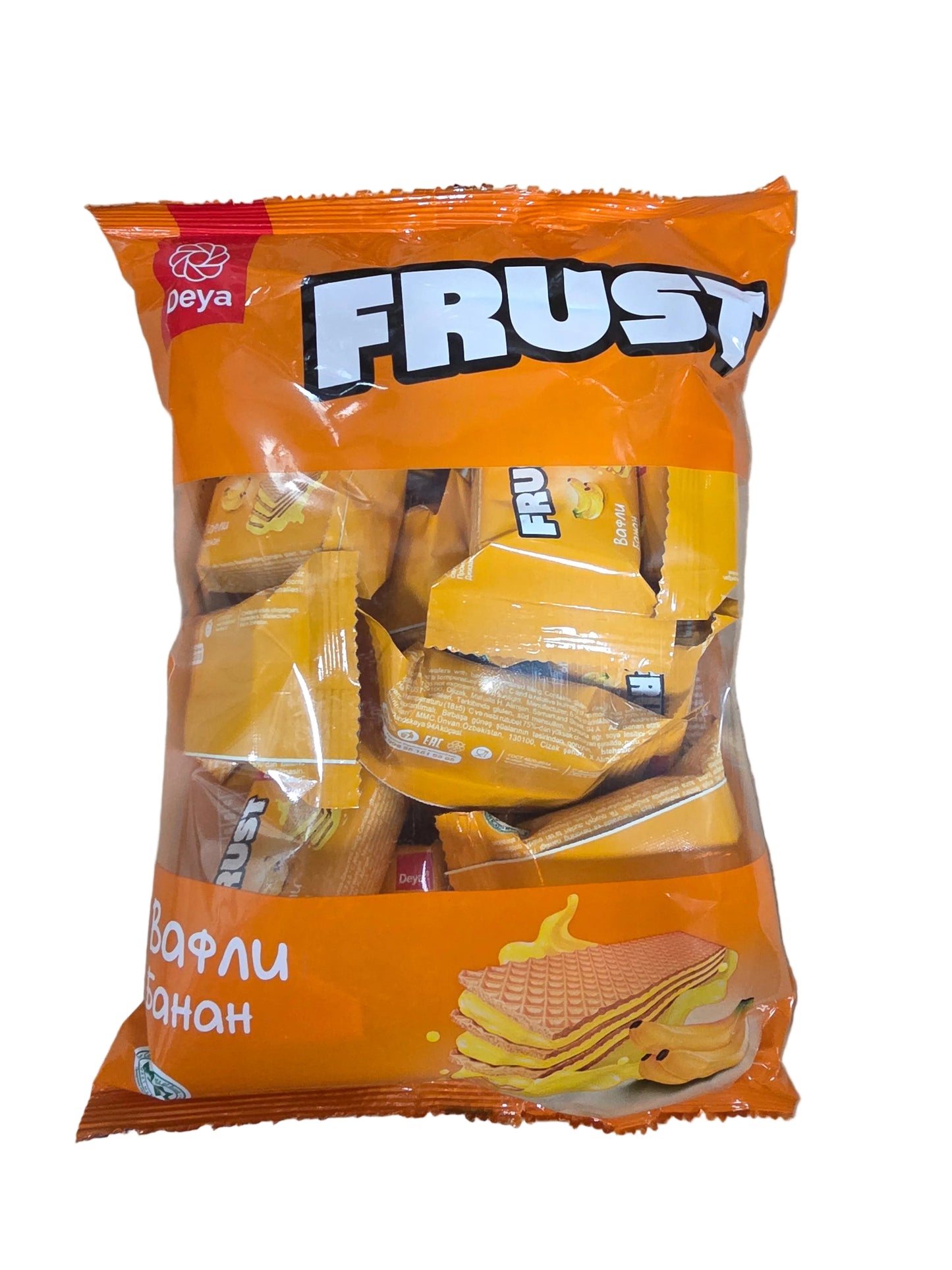 Frust Wafers w/ Banana Flavoured Filling (250g x 8)