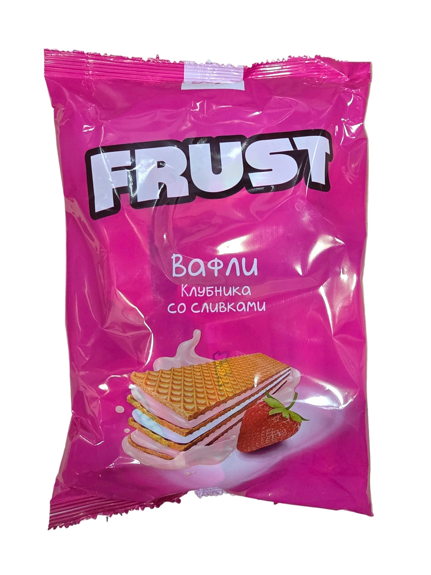 Frust Wafers w/ Strawberry and Cream Flavoured Filling (250g x 8)