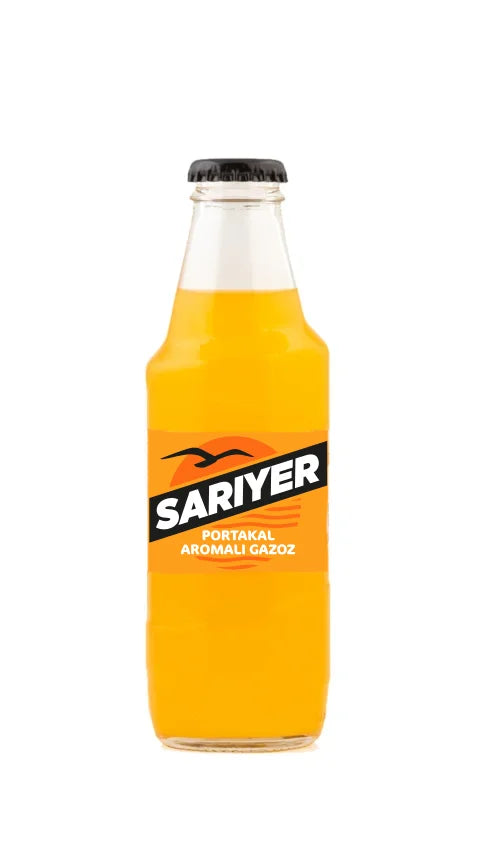 Orange Carbonated Drink Glass Bottle (200ml x 24)