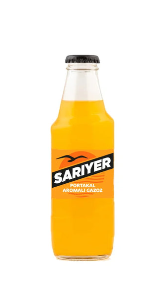 Orange Carbonated Drink Glass Bottle (200ml x 24)