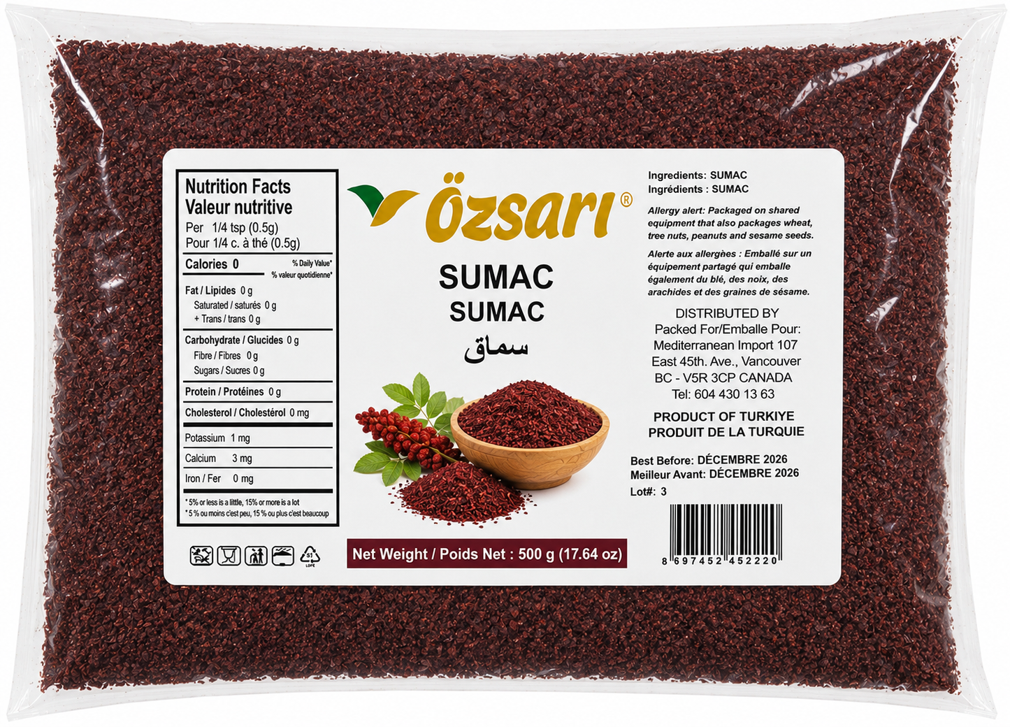 Sumac (500g x 20)