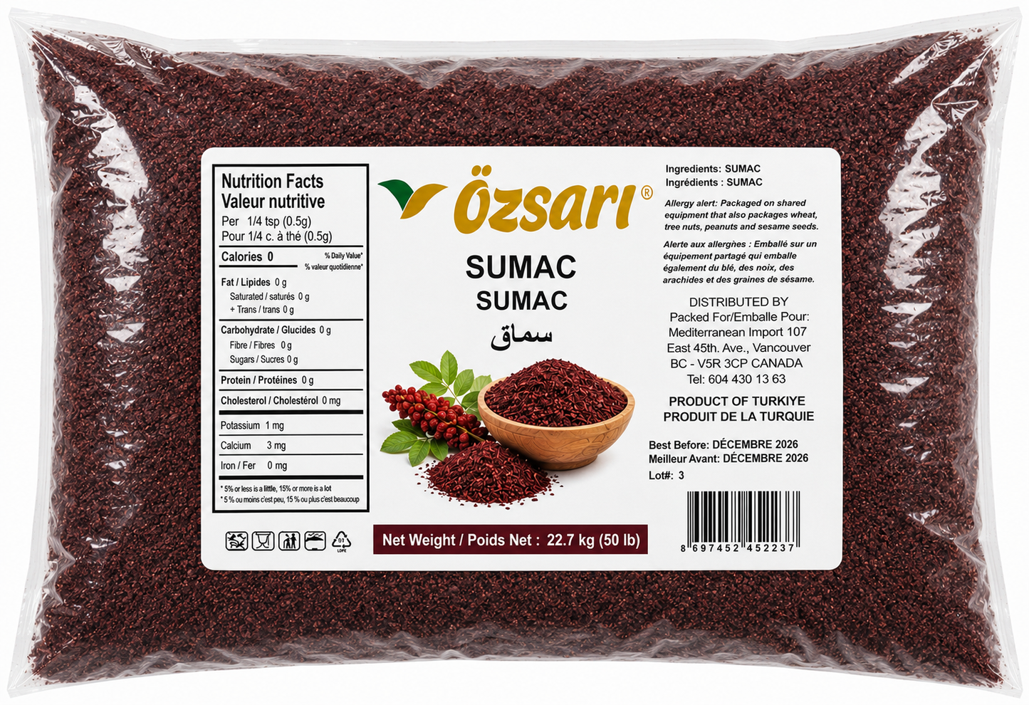 Sumac 22.7KG