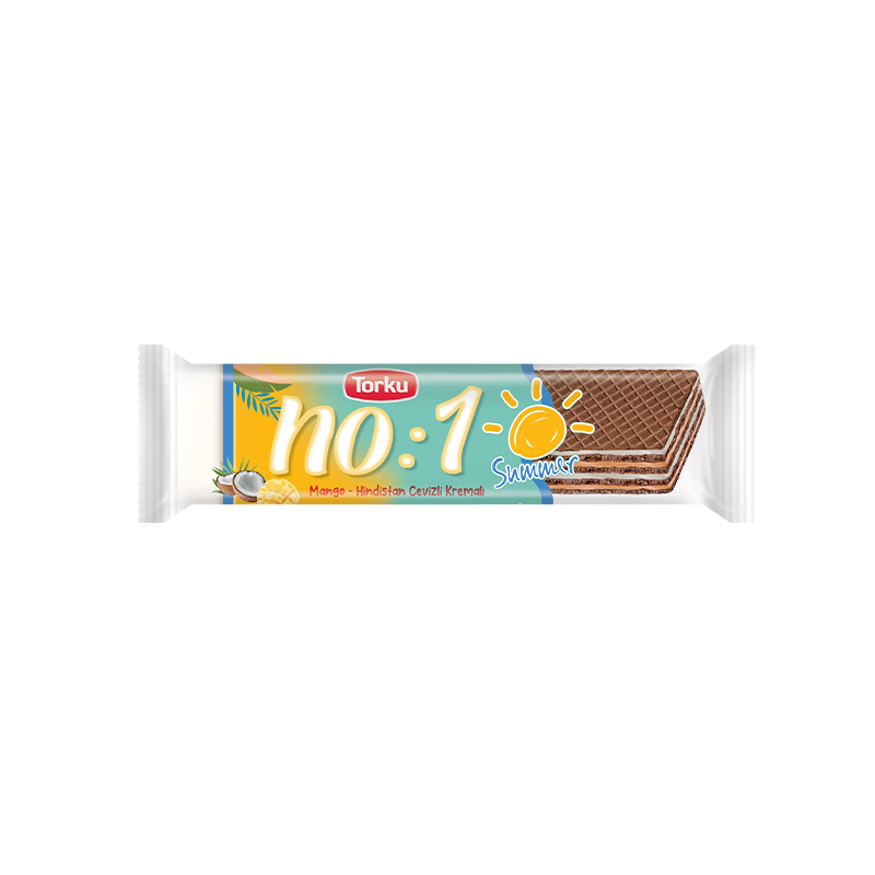 No:1 Summer - Cocoa Wafer w/ Mango and Coconut Cream (32g x 24 x 6)