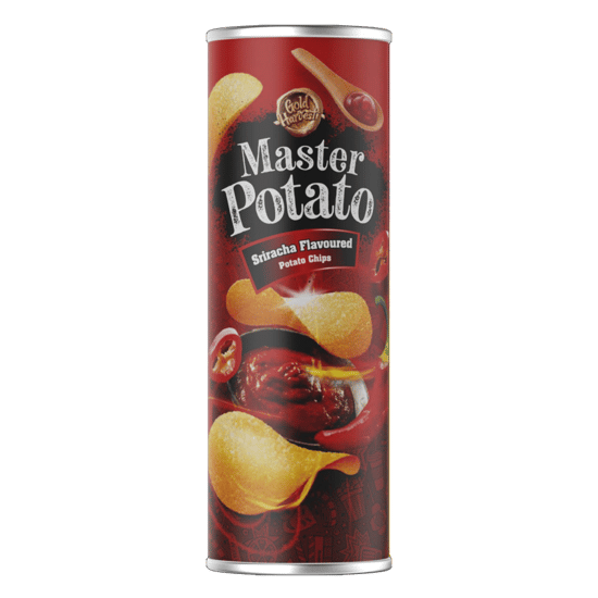 Sriracha Flavoured Potato Chips (160g x 14)